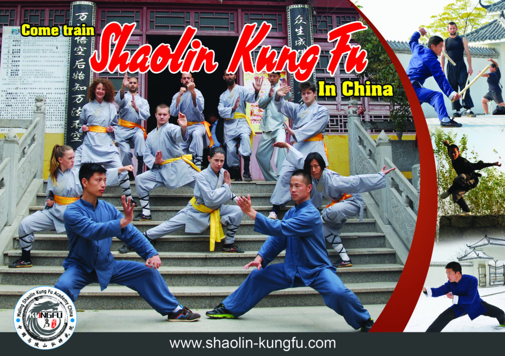 Student Standing Kung-Fu in China