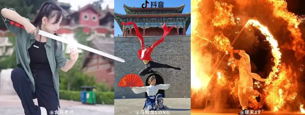 Chinese kung fu social media influencers