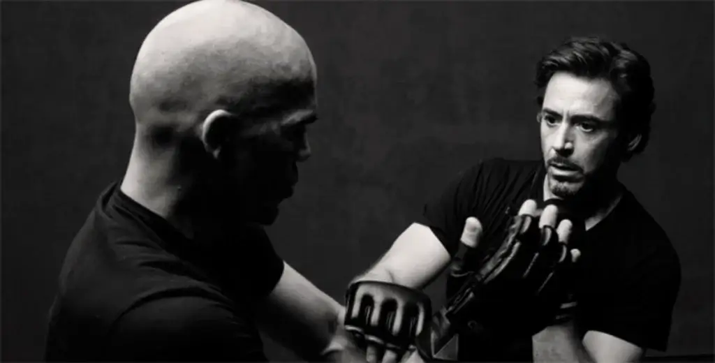 RDJ and Eric Oram wing chun shoot