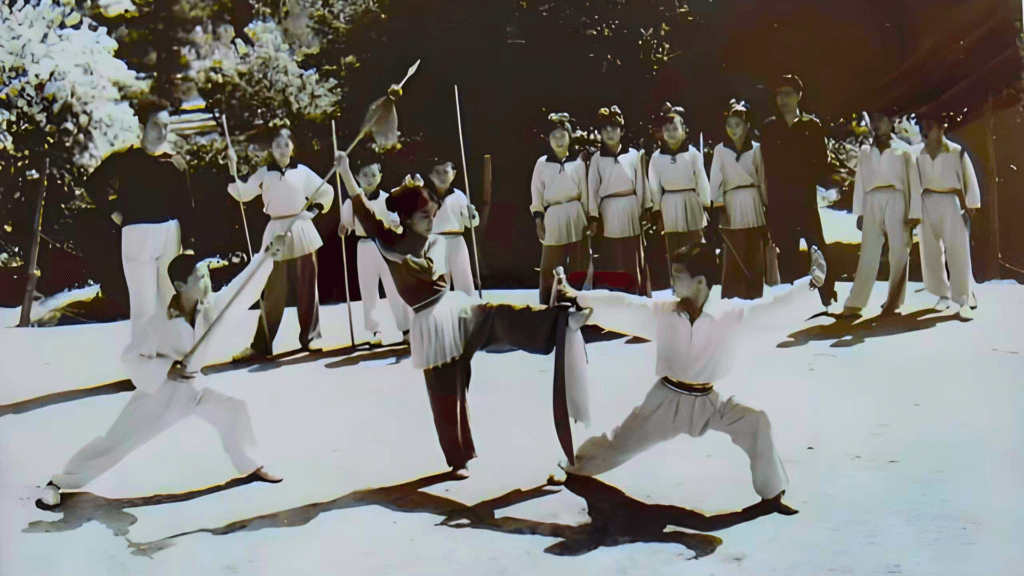 Kung Fu training circa 1950s-60s. Pre-Cultural Revolution