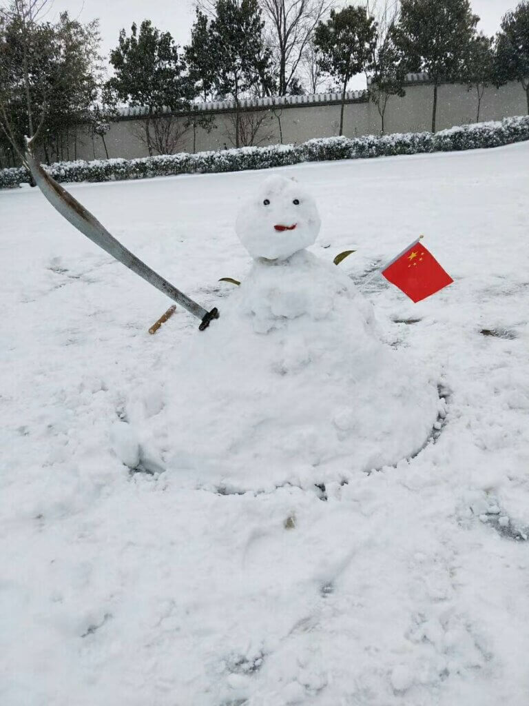 Shaolin snowman :D