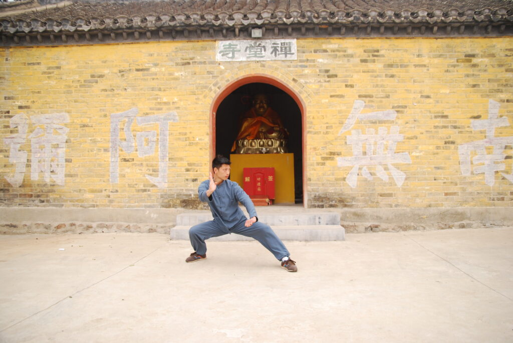 Master Tang at Temple