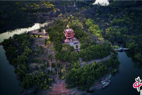 Malingshan Scenic Spot aerial view
