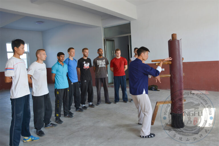 wing chun class at training room