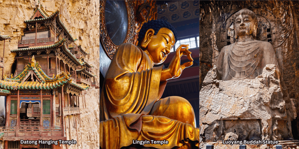 Datong Hanging Temple, Lingyin Temple Statue, Luoyang Buddah Statue